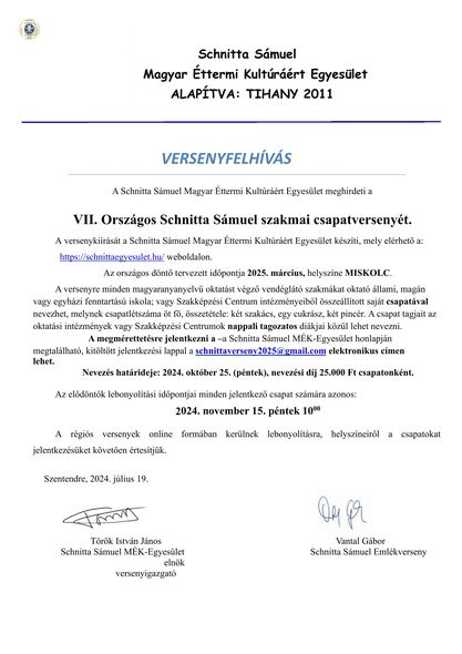 Versenyfelhívás